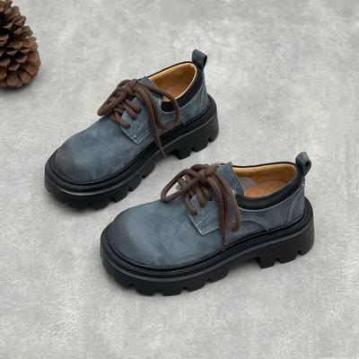 GKTINOO Лоферы Женские Туфли Британский Стиль Стиль Колледжа Лоферы Размер Весенняя Обувь Женская Обувь из Натуральной Кожи Девушки