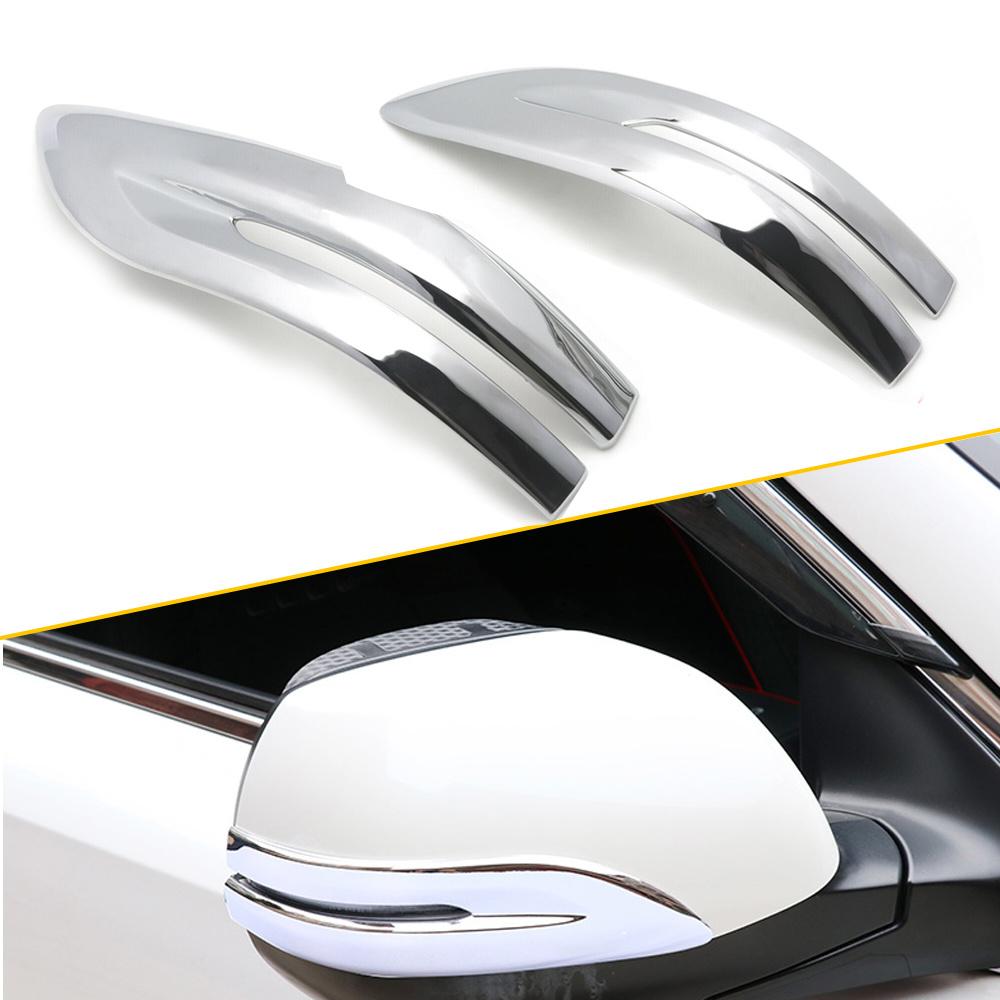 Pair Chrome Rearview Side Mirror Stripe Cover Trim For Honda CR-V CRV 2017-2022