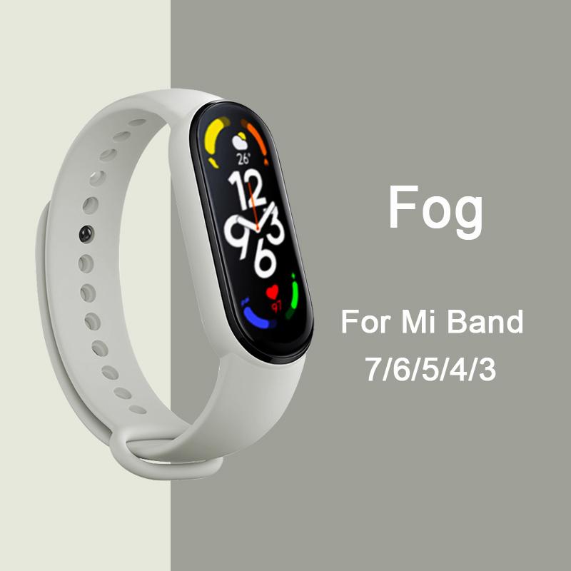 Ремешок для Mi Band 6 7 Браслет Спортивный силиконовый ремешок для часов Miband6 band4 correa ремень Для Xiaomi mi band 3 4 5 6 7 Аксессуары