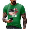Fashionable Round Neck Short Sleeve Work Clothes Printed Tops For Mens Summer Tops