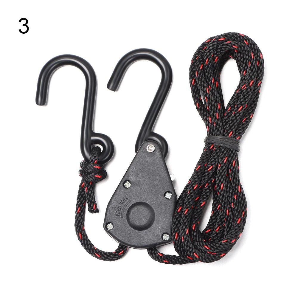 Кемпинговый инструмент Фонари Подъемный регулируемый трос Застежка-храповик Вешалки Фиксированная пряжка Натяжитель шкива