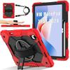 Stand Armor Case for Huawei MatePad 11.5 S 2025 2024 SLG-W50 SLG-W10 TGR-W09 360 Rotating Heavy Duty Cover with Shoulder Strap