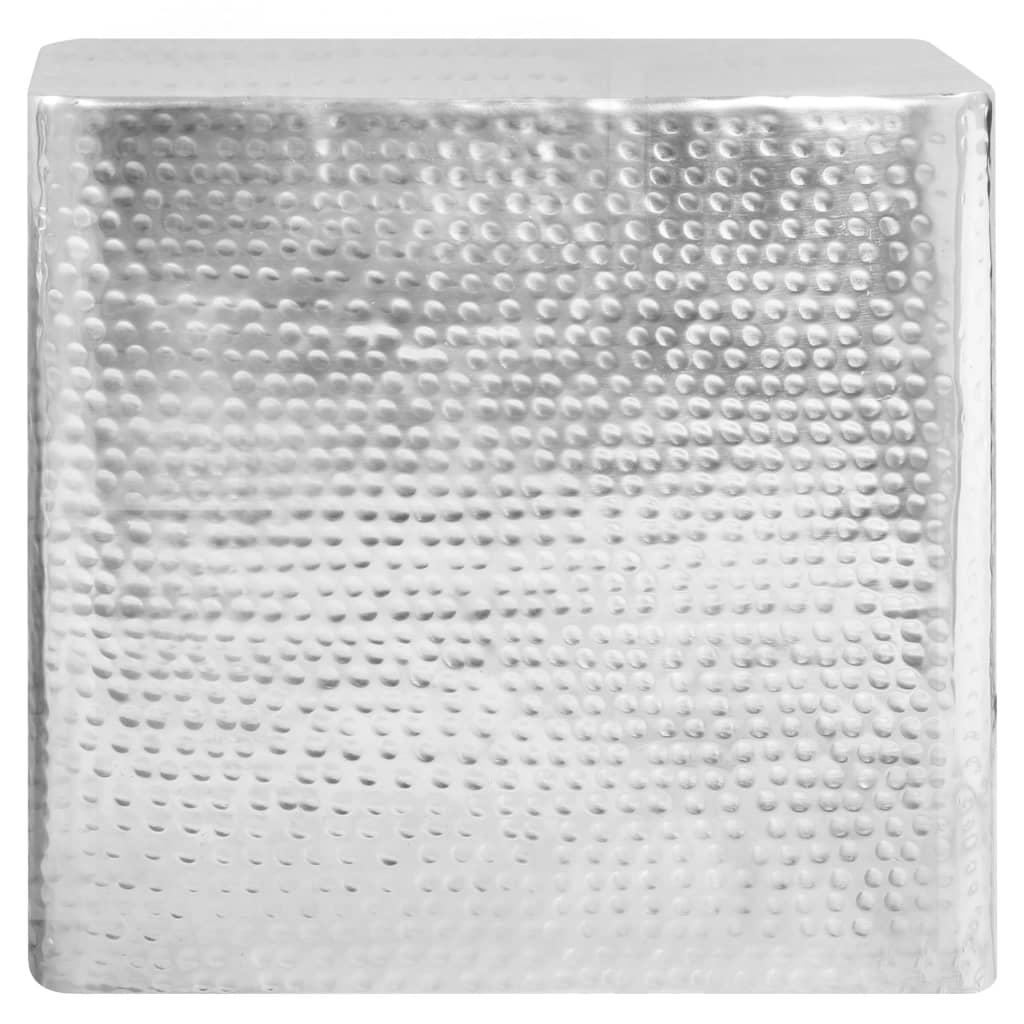 Coffee Tables 2 pcs Silver Aluminum