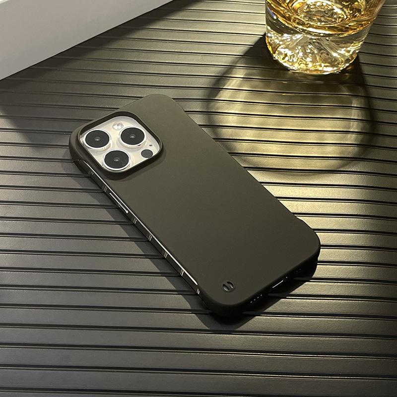 Ultra-thin Cooling Frameless Hard PC Case For iPhone 16 15 14 13 12 MINI 11 Pro Max XR XS X Plus SE Slim Skin Cover