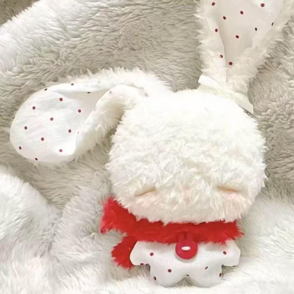 Soft Stuffed Rabbit Doll Pendant Long Ear Stuffed Bag Charm Cartoon Backpack Pendant  Backpack