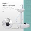 Camping Sink 17L Portable Hand Wash Station With Towel Holder Soap Dispenser And Rolling Wheels Outdoor Sink For Events Gatherings Worksite