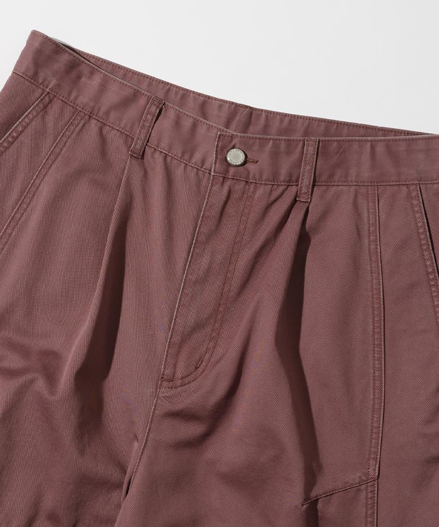 INTEMPOMOOD Panel Bio Washed Cargo Pants_Wine
