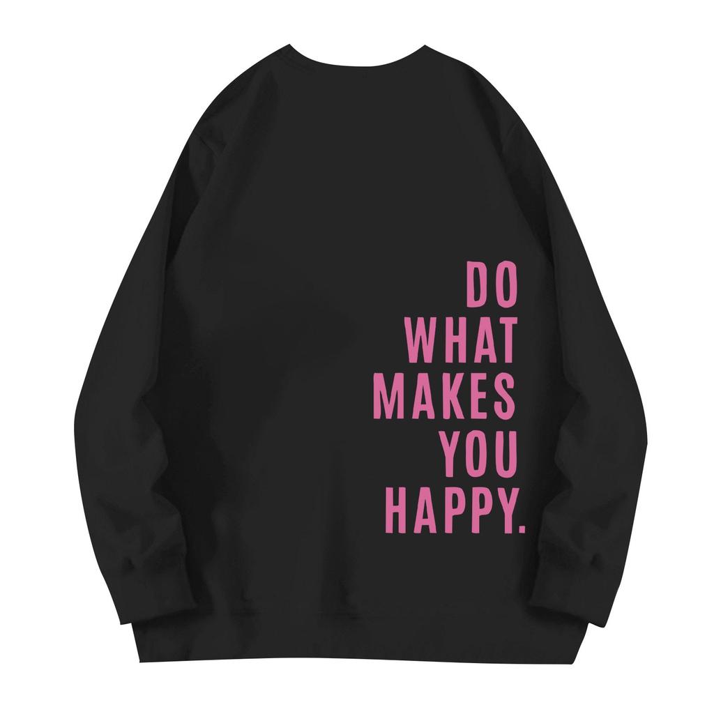 Унисекс Длинные рукава Повседневный однотонный круглый вырез Толстовка Топ