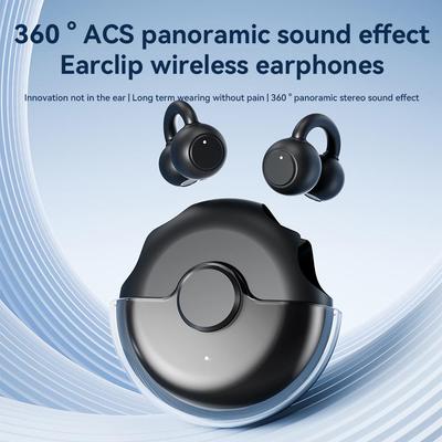S36PRO Bluetooth-гарнитура с костной проводимостью: Беспроводной зажим для уха, шумоподавление, сверхдолгое время работы от батареи, идеально для спорта.