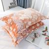 Carved Velvet Thickened Coral Velvet Pillowcase Flannel Pillowcase Milk Velvet Pillowcase Set