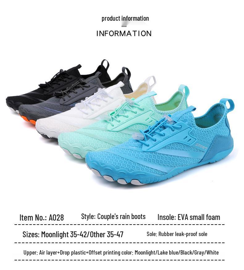 Cross-Border Amphibious Shoes: Breathable, Non-Slip for Hiking, Indoor Jump Rope, Yoga, Swimming, and Beach Activities