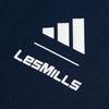 adidas Футболка без рукавов с принтом, повседневная, с круглым вырезом, мужская, темно-синяя JE1808
