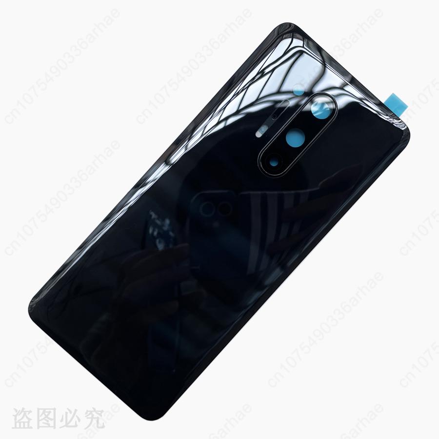 Стеклянный корпус 8Pro для Oneplus 8 Pro One Plus 6.78" Стеклянная задняя крышка аккумулятора Ремонт Замена Дверца Телефона Задняя + Объектив Камеры