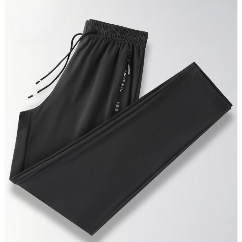 Cool Casual Pants Men's Summer Daily Jogging Skin-friendly Fabric Fashion Plus Size Quick Drying Sweatpants Can Stretch