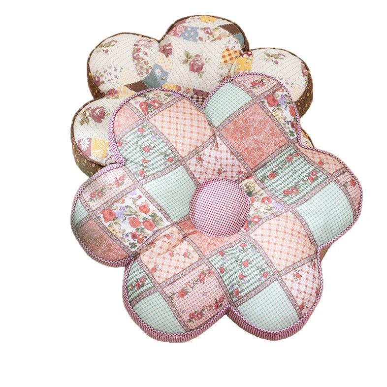 Корейская подушка с цветком сливы: Подушка для сна из 100% хлопка для офиса и спальни