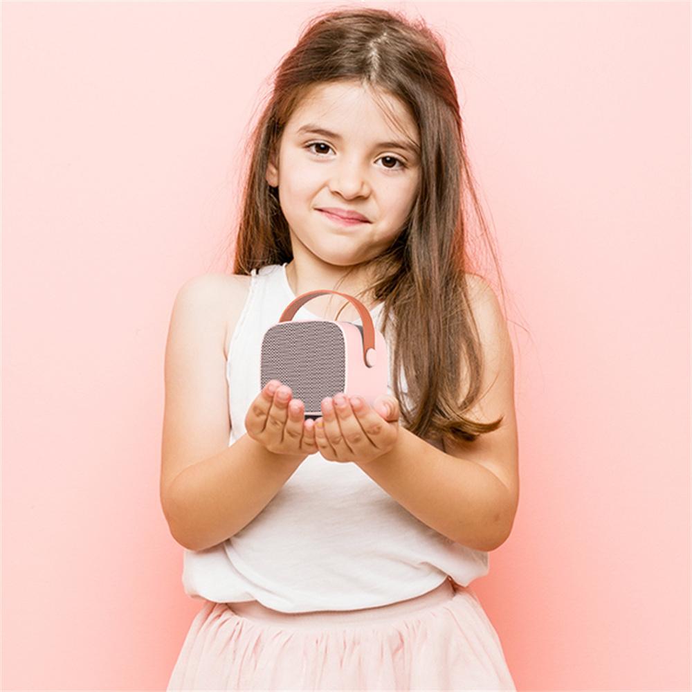 P2 Домашний Детский Караоке Bluetooth-совместимый Динамик Портативная Громкая Связь с 2 Микрофонами