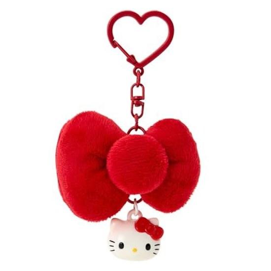 Держатель для ключей Sanrio с лентой (Я люблю Хеллоу Китти) Китти Красный 421154