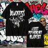 Лето 2025 Певец Yungblud Bludfest Мерч Мужчины Женщины Мода Рок Футболки с коротким рукавом Мужские Повседневные Хлопковые Оверсайз Футболки