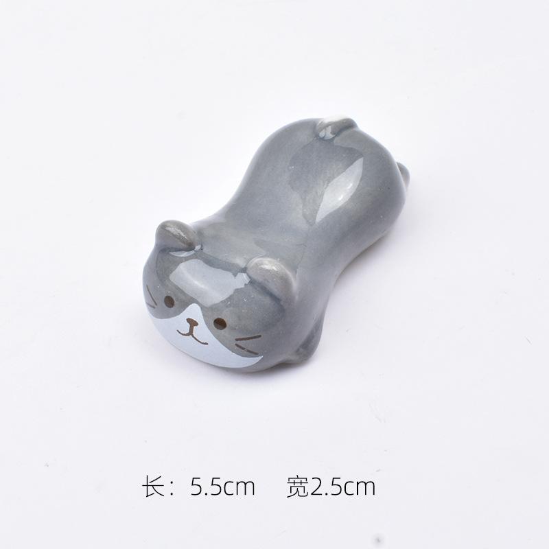 Японский счастливый кот керамический держатель палочек для еды корейский милый котенок подставка для посуды гостиная обеденный стол украшение для обеденного стола