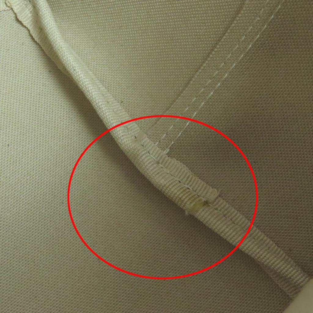 Excellent Herve Chapelier Handbag Lux Boat-shaped Tote Bag Beige 701Gold Plated Used