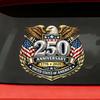 Наклейка Флаг США к 250-летию Патриотическая 1776-2026 250 Лет Америка Автомобильный Декаль Независимость