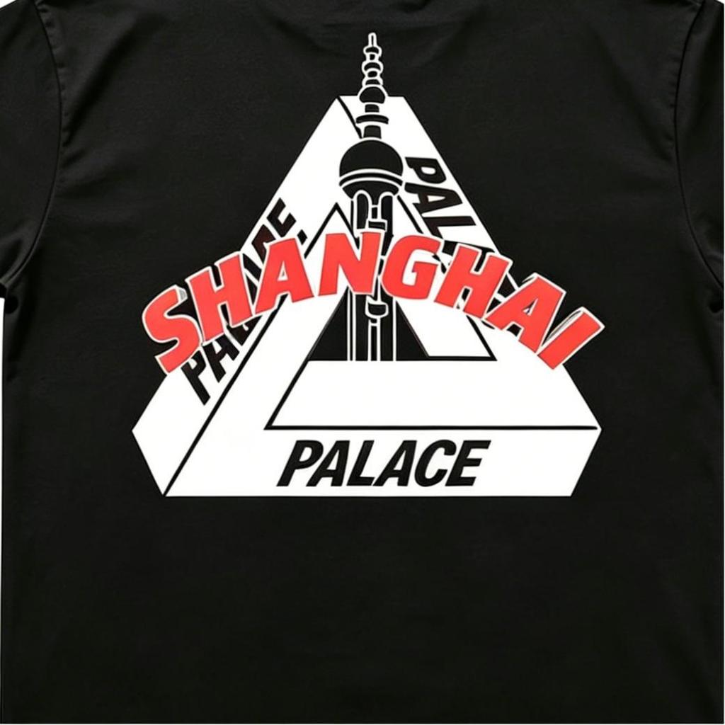 Palace Мужская футболка Shanghai Tri Ferg 'Черная' P30TS500