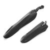 2Pcs Bicycle Front Rear Fender Mountain Bike Plastic Splash Guard Mudguards Set