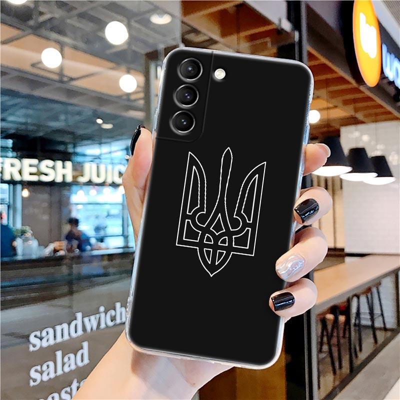 Прозрачный силиконовый чехол с флагом Украины для Samsung Galaxy S21 S20 FE S22 Ultra S10e S10 S9 Plus 5G, мягкий чехол для телефона, чехол для Украины