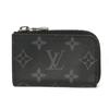 Used LV Logo L-Zip Wallet with RFID IC Chip (Monogram Eclipse) - Model 12564 Porte Monnaie Jour M63536 7943 Noir Men's