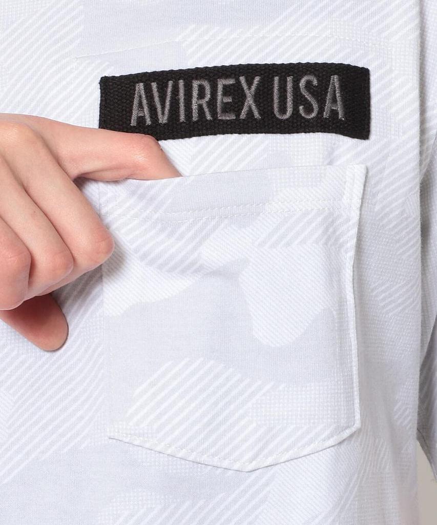 Мужская футболка Avirex с коротким рукавом Fatigue, размер S, 809 Черный/Камуфляж