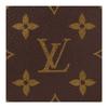 Louis Vuitton Косметичка Monogram Canvas с кожаной отделкой Женская косметичка Коричневый M83112