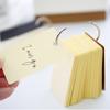 100 шт./кор. блокноты с рукописными картами из воловьей кожи, цветные карты со словами, блокнот для заметок, пустой крафт-бумага, милое кольцо с пряжкой, открытка с буквами