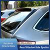 Для Skoda Octavia Универсал 2014-2019 Заднее Окно Крыша Боковой Спойлер Крыло Глянцевый Черный Комплект Обвеса Сплиттер Диффузор Автоаксессуары
