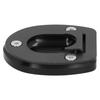 Motorcycle Kickstand Pad Side Stand Enlarger Plate Fit for Vespa GTS 250 300 2013‑2019Black