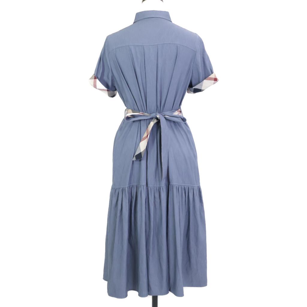 BLUE LABEL CRESTBRIDGE 24 Year Old Blue Slave Chambray Twill Dress Dress 36 blueUsed