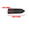 LMN1 2pcs 3D ABS GTI GTD Emblem Badge Car Door Fender Valve Cap For VW GTD GTI Golf Polo Tiguan Jetta Touran PASSAT CC Motion MK4 B6