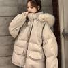 Пуховики для женщин В 2025 году Новые Зимние Утолщенные Короткие Хлопковые Куртки, Хлопковые Куртки Свободные и Тонкие Пирог Преодолеть Женщин