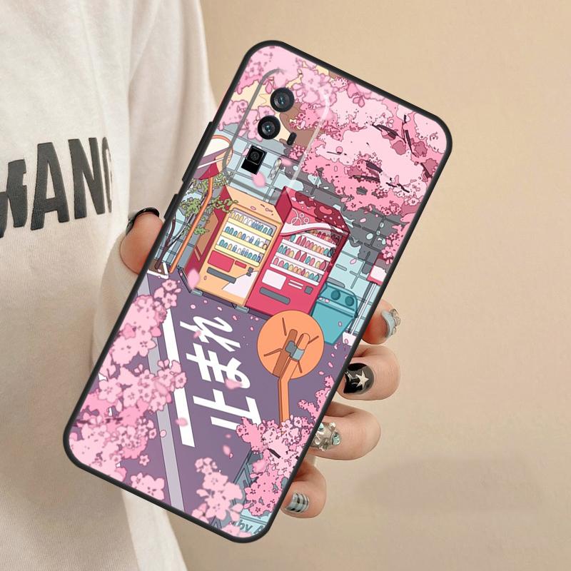 Чехол 'Цветущая вишня' для Xiaomi 15 14 Ultra 13T 14T 15T Pro 17 Pro Max POCO F8 F7 F5 F6 X3 X5 X6 X7 Pro