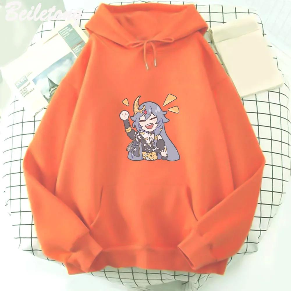 Honkai Impact 3rd Anime Hoodies Kawaii Cartoon Sweatshirts Cute Manga Woman Man Long Sleeve Sweatshirts Pullovers