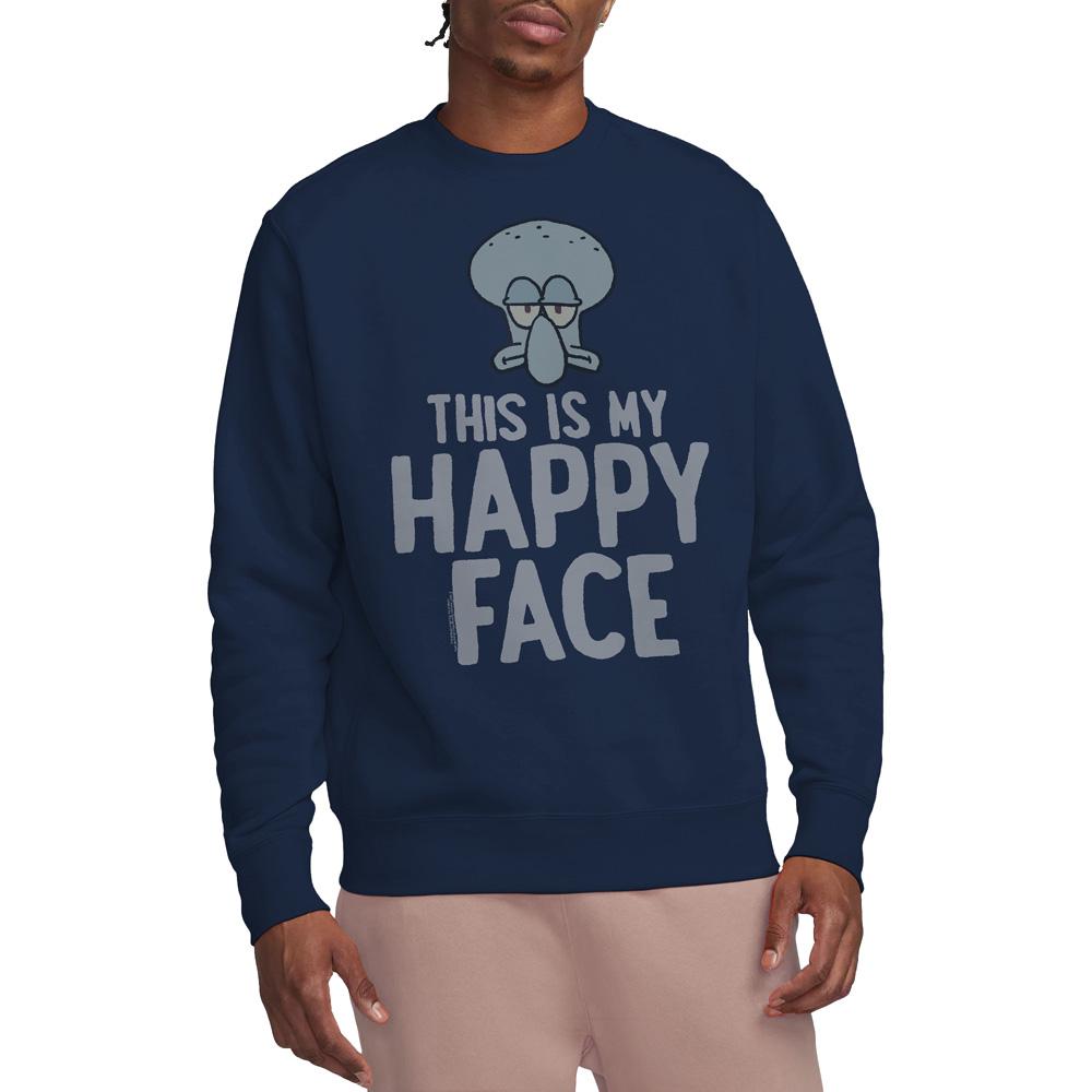 SpongeBob SquarePants Unisex Adult Happy Face Sweatshirt