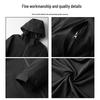 Men's Plus Size Nylon Spandex Jacket with Detachable Hood
