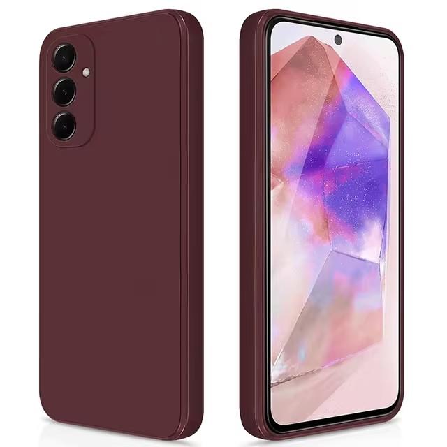 Funda For Samsung A55 5G Case For Samsung Galaxy A55 A54 A 55 5G Cover Funda TPU Cases Противоударный жидкий силиконовый мягкий чехол