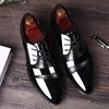 New Leather Shoes Men's Business Dress Shoes Korean Version Men's Shoes Large Size Pointed Casual Shoes