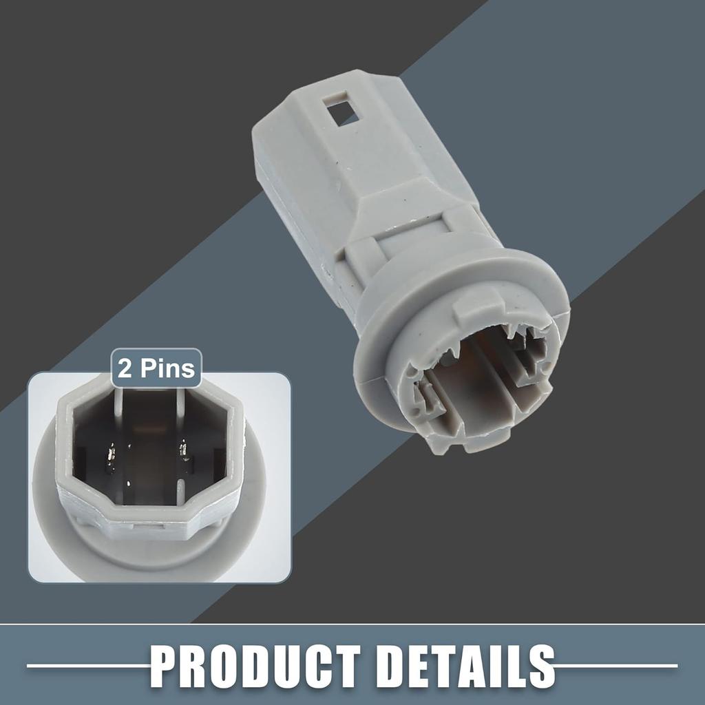 License Plate and Rear Side Marker Light Bulb Socket Connector 90075-99011 for Toyota Land Cruiser Base 98-18 for Toyota Prius 04-15 for Toyota C-HR