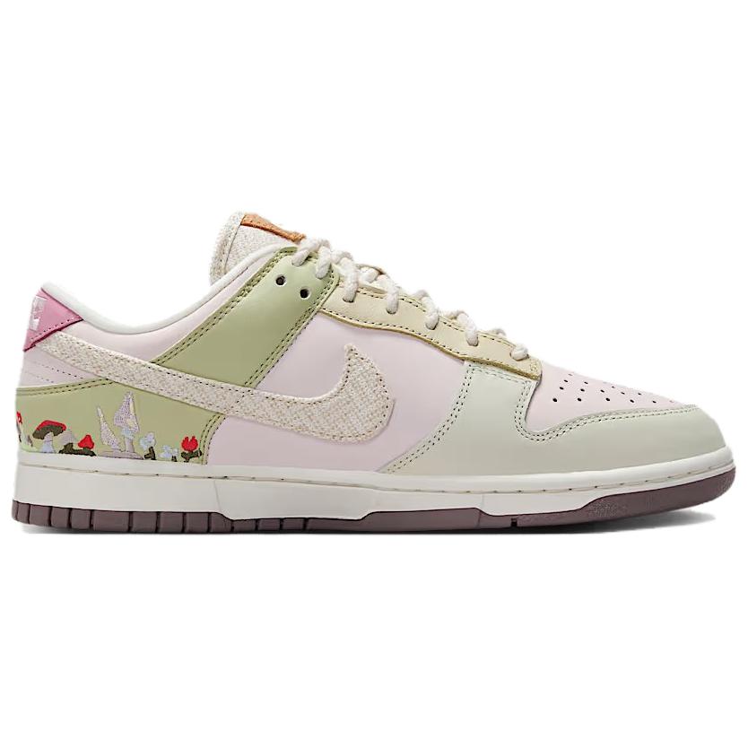 Nike Кроссовки женские Dunk Low LX Mushroom Pink Pearl-Pink White IB8876-661