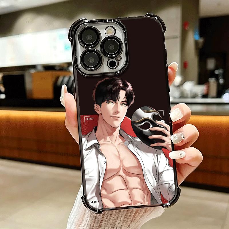 B-J A-Alex Аниме Мягкий Чехол Для Телефона Для iPhone 15 16 17 Air 14 Pro Max 16E Plus 13 12 Mini Покрытие Противоударные Fundas