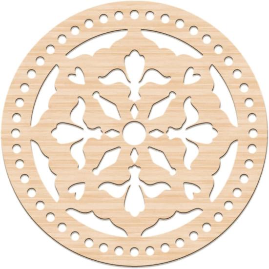 2 шт., креативная неокрашенная легкая сумка, вязаная крючком, деревянная основа, пустая корзина, дно, деревянные швейные инструменты