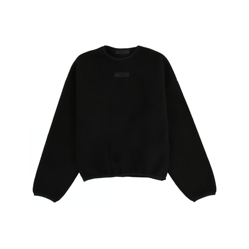 Fear of God Essentials Crewneck Sweater Jet Black Men Tops 192SP244704F