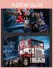 Transformers Optimus Prime Action Figure Red And Blue Puzzle Toy For Kids And Adults