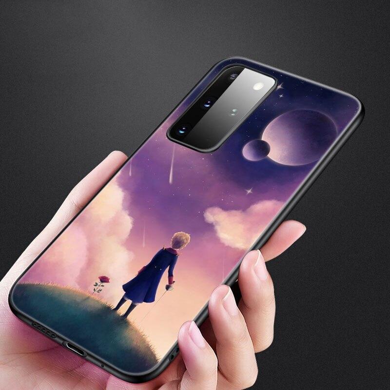 Чехол для телефона «Маленький принц с лисой» для Samsung Galaxy S20 S21 FE S10 Lite Note 20 10 Lite S8 S9 S10E S10 Plus, ультра черный чехол